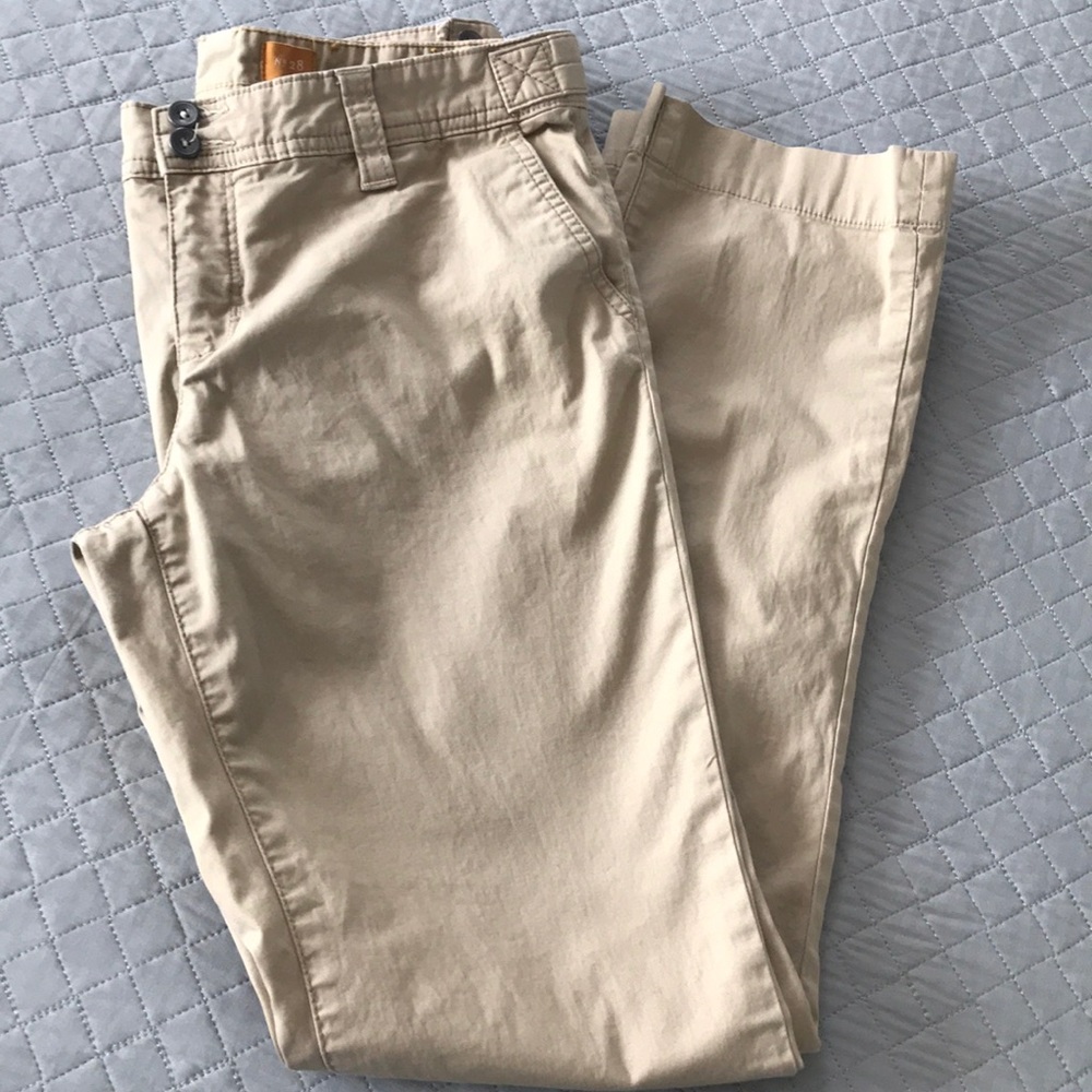 Pilcro and the letterpress/Anthropologie khaki s28